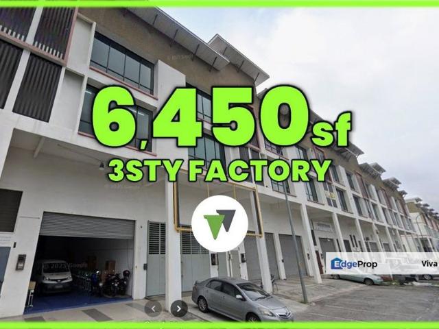 Kampung Sungai Pinang Dalam, Klang ⭐ 3sty ⭐ 6450sf ⭐ Good Hoist ⭐ High Ceiling ⭐ RM1.32 psf ⭐