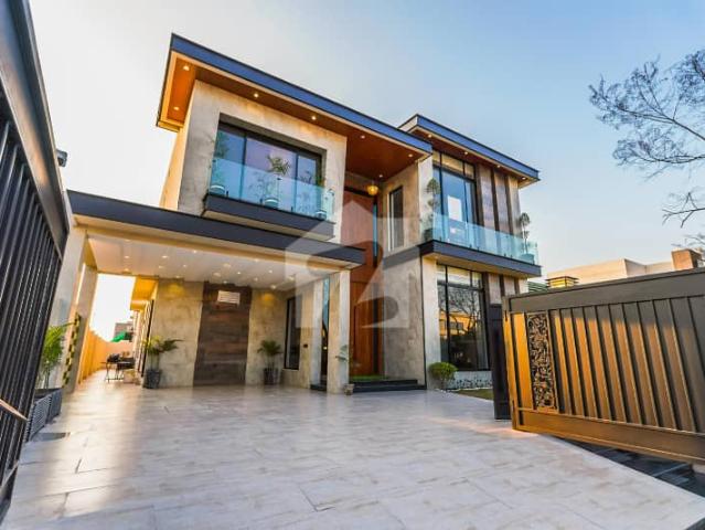 Kanal ultra modern super luxury stylish bungalow for sale on top location in dha phase7 lahore