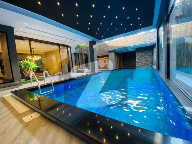 Kanal with pool cinema modern design superb luxury bungalow for sale