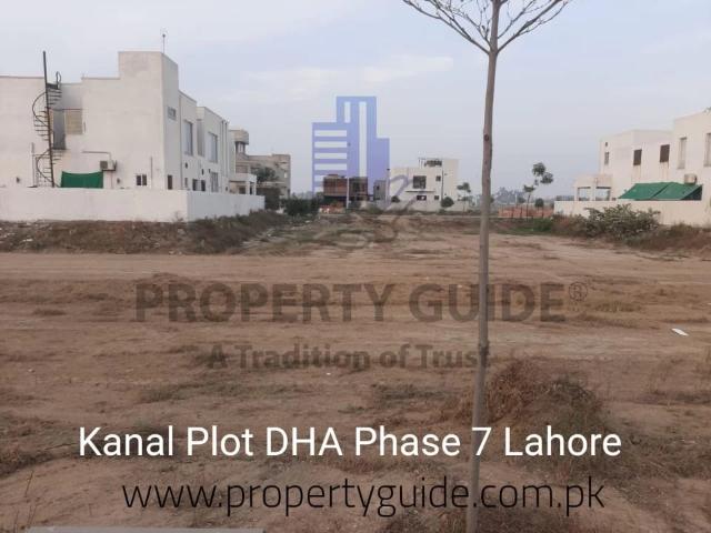 Kanal Plot For Sale DHA Phase 7 Lahore DHA Phase 7 ID 75850