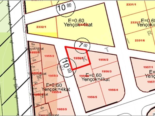 KAAN'dan. ÇIPLAKLI'DA 350m2 0.60 EMSAL İMARLI KÖŞE VİLLA PARSELİ