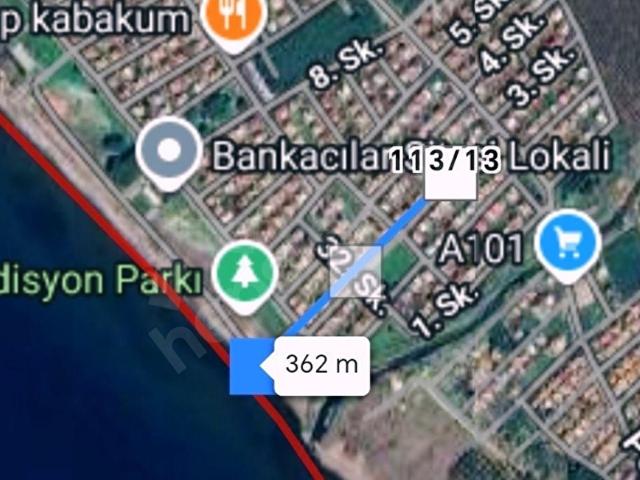 KABAKUM BANKACILAR SİTESİNDE MUHTEŞEM KONUMDA 252 M2 SATILIK ARSA