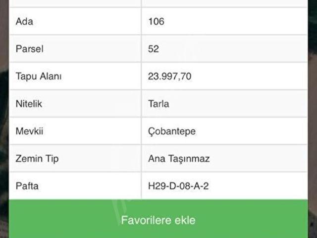 Kahramankazan KARALAR mah. satılık YATIRIMLIK hisse