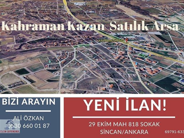 KAHRAMANKAZAN, KAYI MAHALLESİ'NDE, SATILIK VİLLA PARSELİ