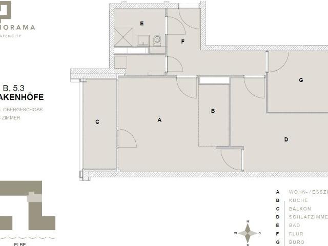 Kaltmiete zzgl. Nebenkosten, for rent at Versmannstraße 22, HafenCity, Hamburg 20457