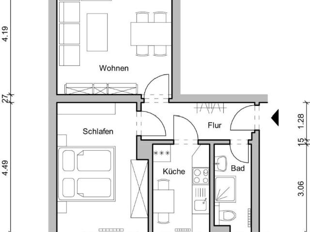 Kaltmiete zzgl. Nebenkosten, for rent at Pirnaer Landstr. 209, Großzschachwitz, Dresden 01259