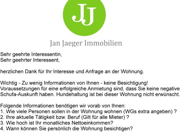 Kaltmiete zzgl. Nebenkosten, for rent at Hamburg 22145, Germany