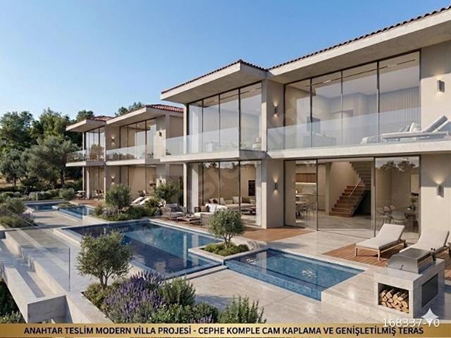 KALKAN KAŞ ÜZÜMLÜ'DE PATARA DENİZ MANZARALI SATILIK LÜKS VİLLA