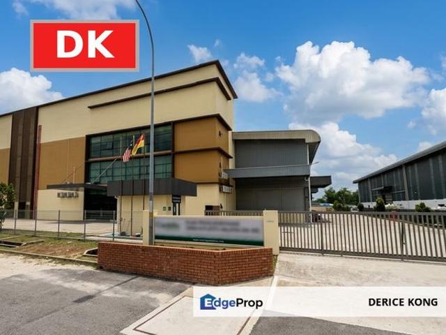 Kapar Semi D Factory Warehouse, High Power Supply for Rent