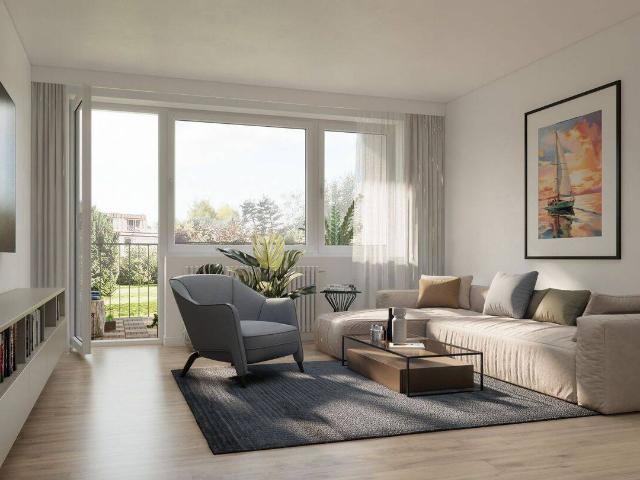 Kapitalanlage am See: Vermietete Wohnung mit Garten & Balkon
