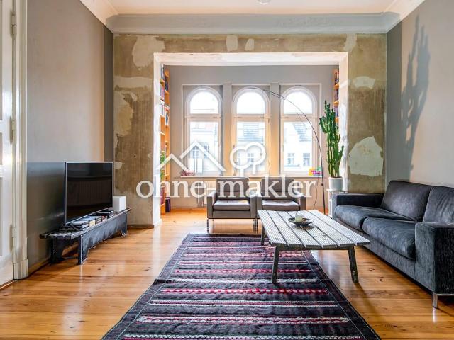 Kapitalanlage im Herzen von Prenzlauer Berg – 111 m² Jugendstil Altbau mit zwei Südwest Balkonen