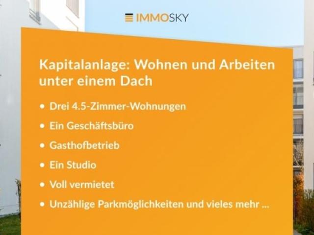 Kapitalanlage Wohnen und Arbeiten unter einem Dach