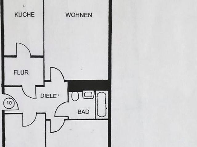 Kapitalanlage 3 Raum Wohnung Nr.2 mit Balkon und PKW Stellplatz vermietet
