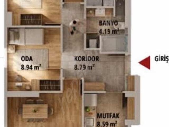 KARTAL HERALIFE ESENTEPE'DE SATILIK ULTRA LÜKS 3+1 DAİRE