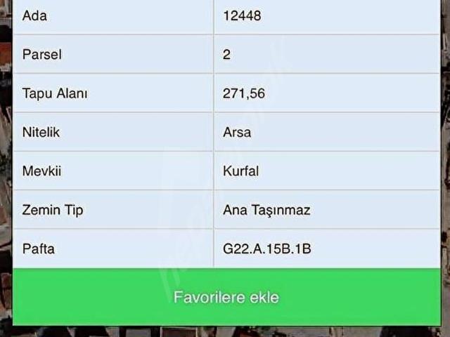 KARTAL HÜRRİYETTE YATIRIMLIK 3TE 1 ARSA HİSSESİ SATILIK