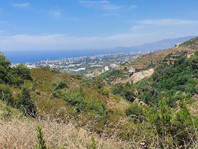KARĞICAK 12412 DENİZ, KALE, ALANYA MANZARALI 900 M2 İMARLI ARSA