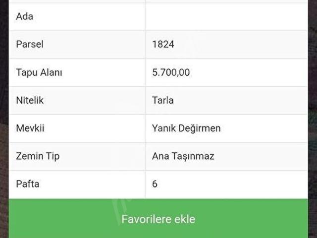 KARACABEY SEYRANDA FIRSAT ARAZİ