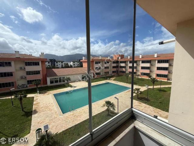 Karaali Havuzlu Sitede Kiralık 1+1 Havuz Cepheli Asansörlü Daire