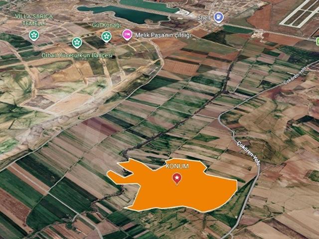 KARAKAYA EMLAKTAN Temelli Çokörende Ana Yola Cephe 928m2 Satılık Hisse