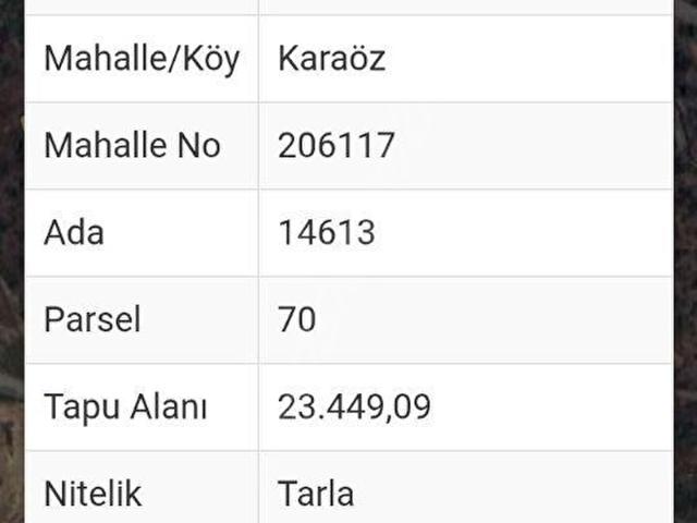 KARAÖZ KÖSELER DE 2.190M2 MSC' DEN 2 ADET