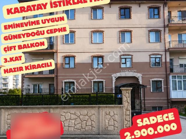 Karatay İstiklalde Cazip Fiyata Satılık Kat Mülkiyetli Daire