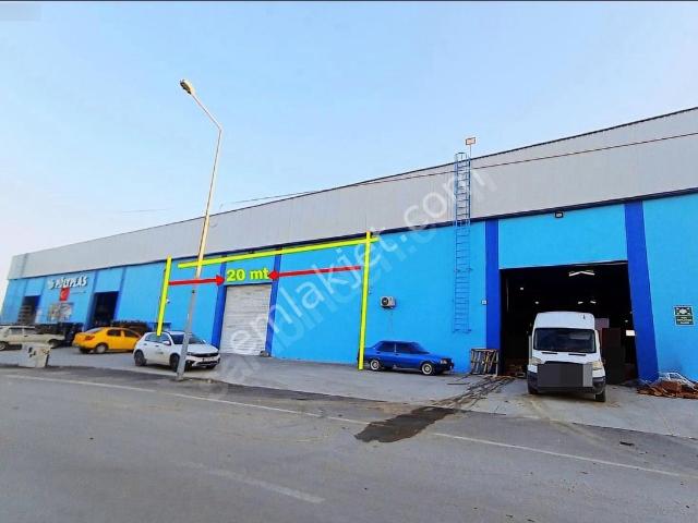 Karataş Yolunda Ruhsatlı Karekodlu Çipli Kiralık Depo 1,599m2 2,750,000tl 1dönüm 760m2 Kapalı