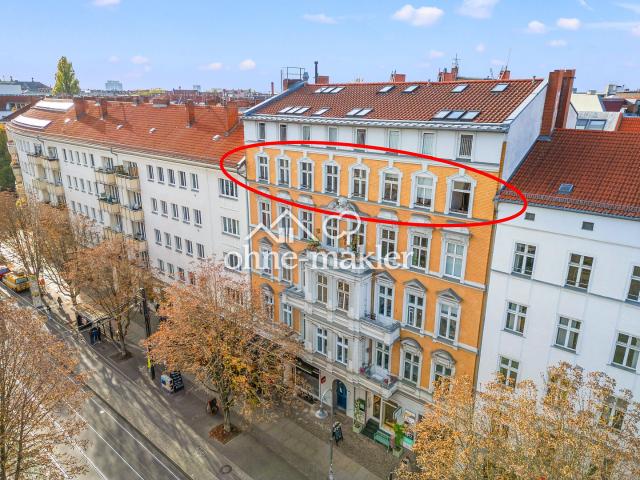 Kastanienallee 32 Komplette 4. Etage 217 qm Wohnzimmer 50 qm von privat!