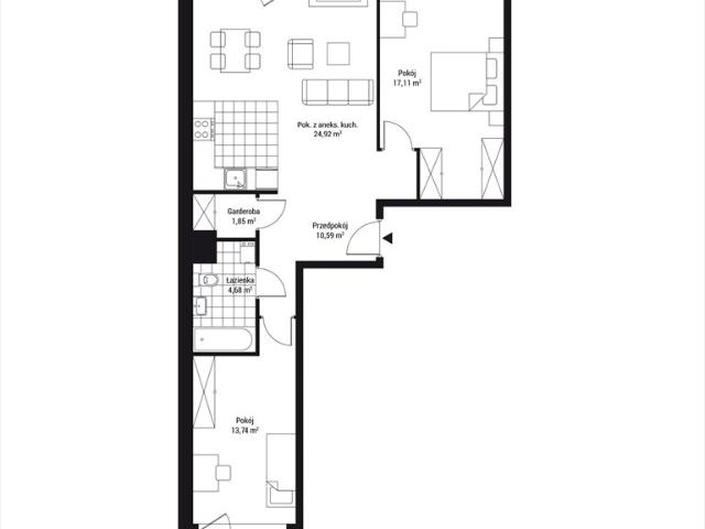 Katowice, Wełnowiec, Słoneczna 1, 73.82m2