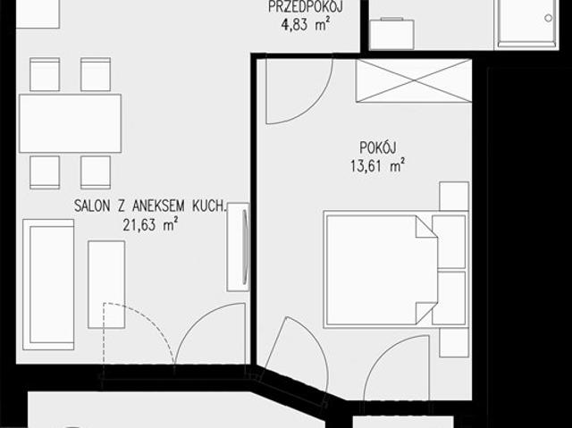 Katowice, Bogucice Dąbrówka Mała, Wiertnicza 32, 50.35m2