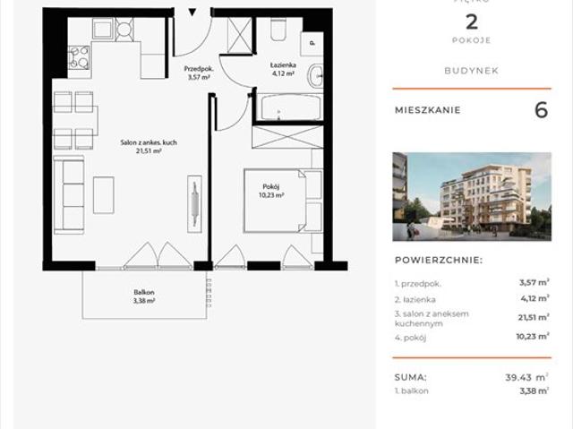 Katowice, Bytkowska, 39.43m2