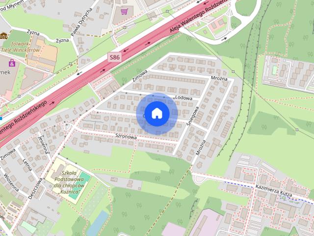 Katowice, Dąbrówka Mała, parter domu z ogrodem, parking
