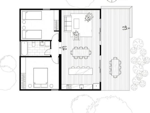 kawakawa bay, 2 bedrooms