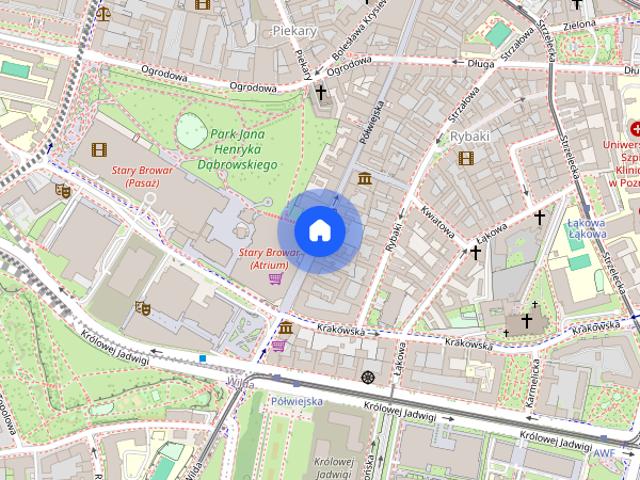 | Kawalerka 25m2 | Centrum | ul. Półwiejska 35 |