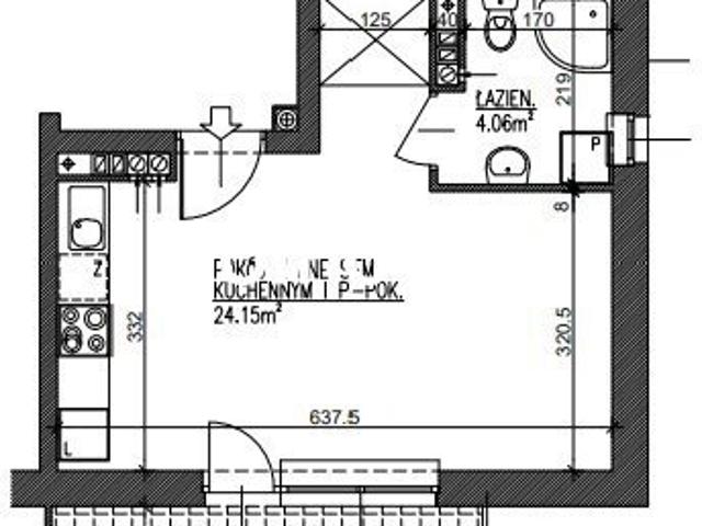 Kawalerka 27,5 m² z balkonem w Lublinie polecam