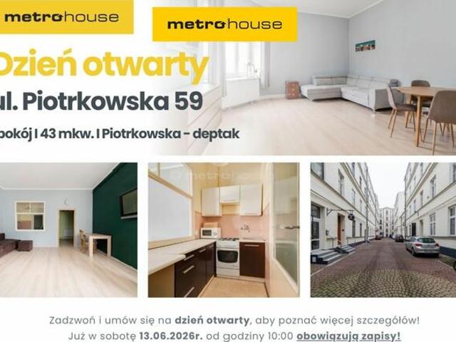 Kawalerka 43 m² Piotrkowska 59 Pod inwestycję
