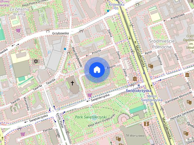 KAWALERKA, ŚCISŁE CENTRUM, METRO ŚWIĘTOKRZYSKA # STUDIO IN CITY CENTER