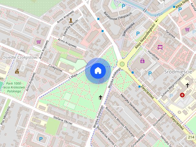 Kawalerka do wynajęcia w centrum