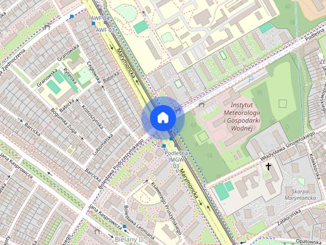 Kawalerka Metro, Klimatyzacja, z widokiem, AWF