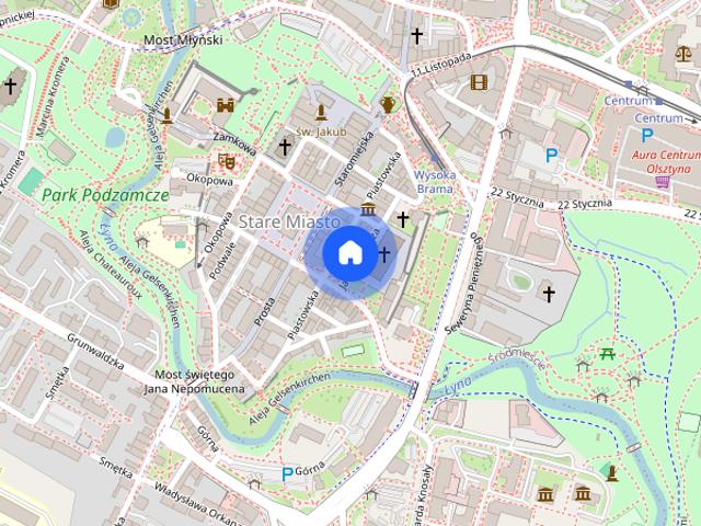 Kawalerka na wynajem Tarasa Szewczenki / Zatorze