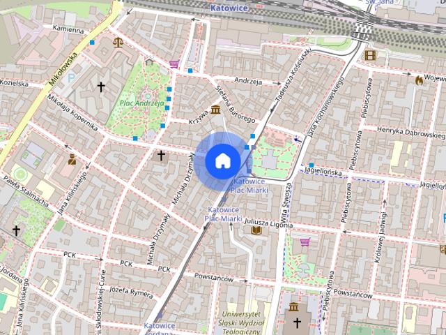 kawalerka super dla studenta lub pary Kopernika 2 Katowice