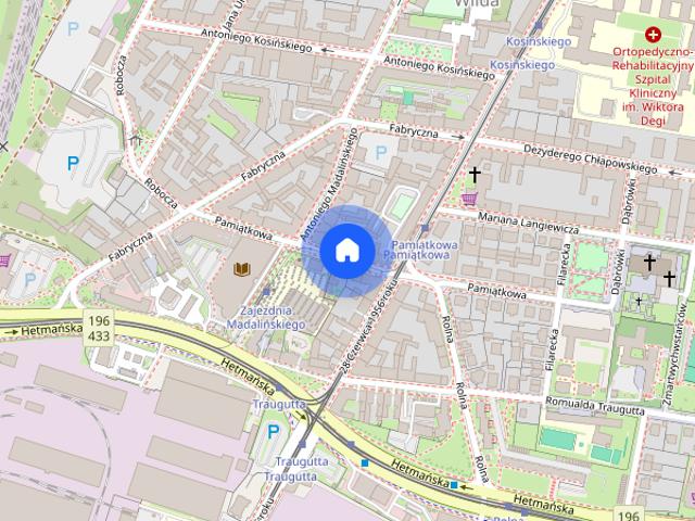 Kawalerka przy ul. Pamiątkowej, 1 min pieszo do tramwaju, całość 2090