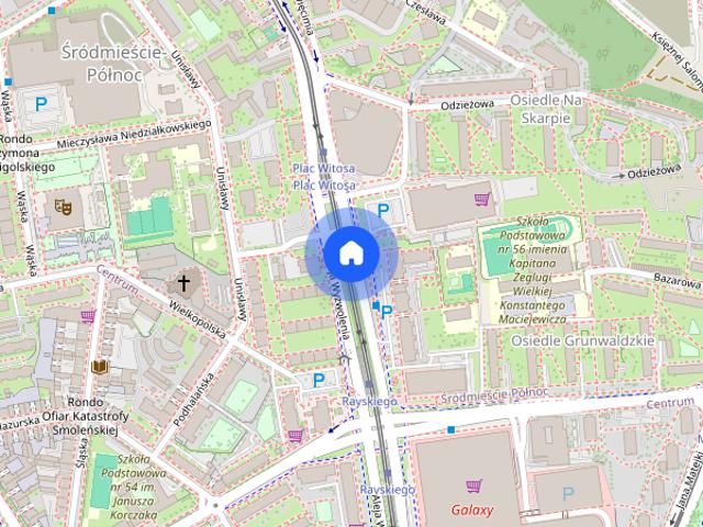 Kawalerka przy Hanza Tower blisko Galaxy
