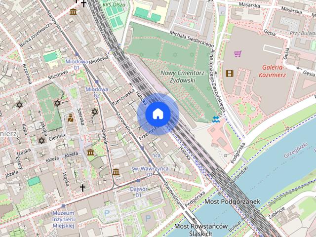 Kawalerka ul. Halicka 5/Apartment for Rent Halicka 5 No Agency Fee