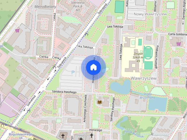 Kawalerka z widokiem, Warszawa – ul. Balzaka