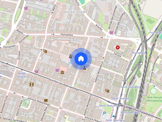 Kawalerka z BALKONEM, blisko Mostu Teatralnego