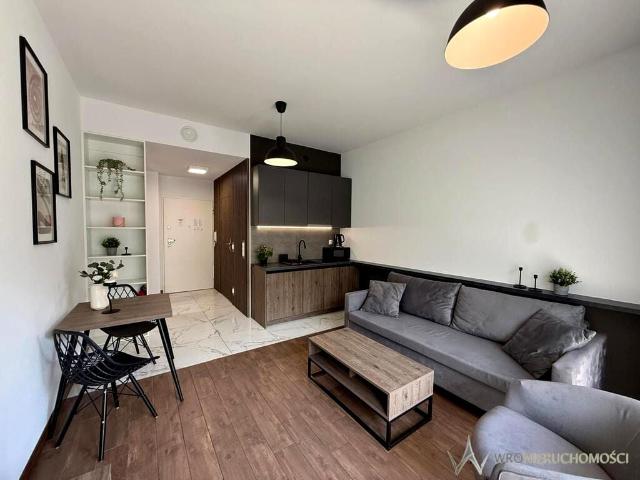 Mikrokawalerka 24,40 m² z aneksem kuchennym na wynajem Wrocław