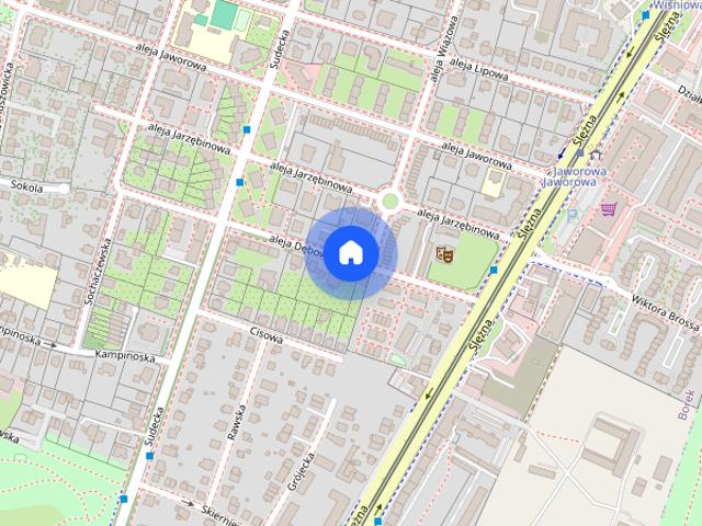 Kawalerka z dużym tarasem na alei Dębowej 19