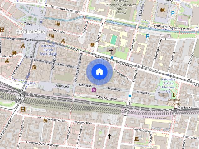 Kawalerka z osobą sypialną 30m² w ścisłym centrum