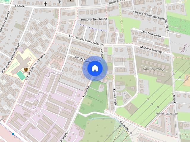 Kawalerka z osobną kuchnią i ogródkiem we Wrocławiu. Wolna od 1.08