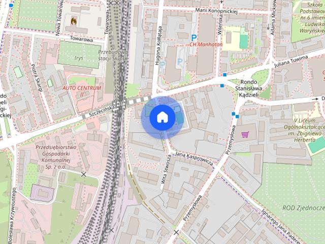 Kawalerka ze strefą sypialni, Słupsk Stare Miasto